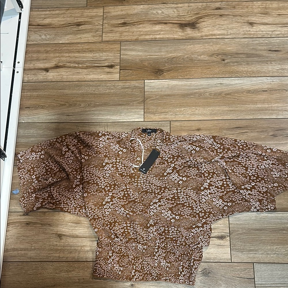 Lulu's Pink Batwing Sleeve Blouse NEW+tags